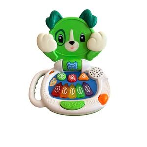 LeapFrog My Peek-a-Boo LapPup, Green Scout Interactive Learning Toy